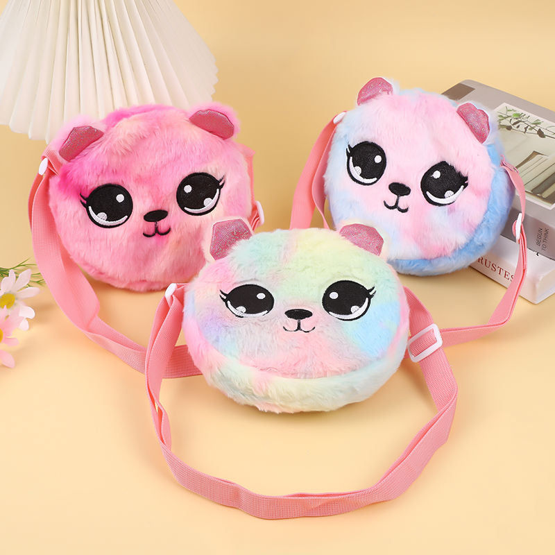 Cat Fluffy Bag Mixed Color- 07021