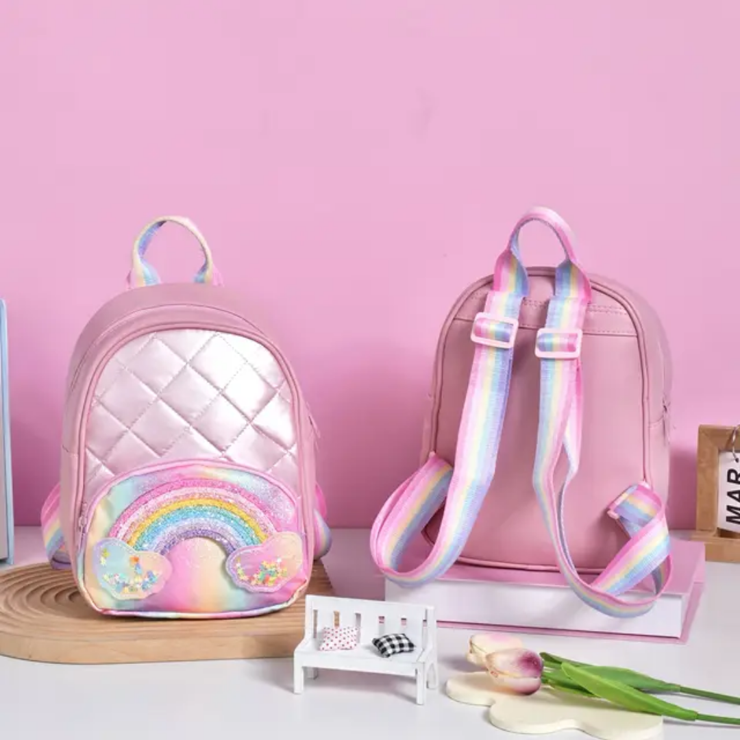 Rainbow Backpack Mixed Color- 17*8*22 cm-118805 2