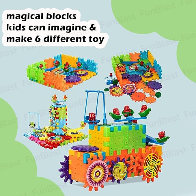 DIY Blocks Interlocking Learning Magical Blocks |81pcs- 598-2A 7