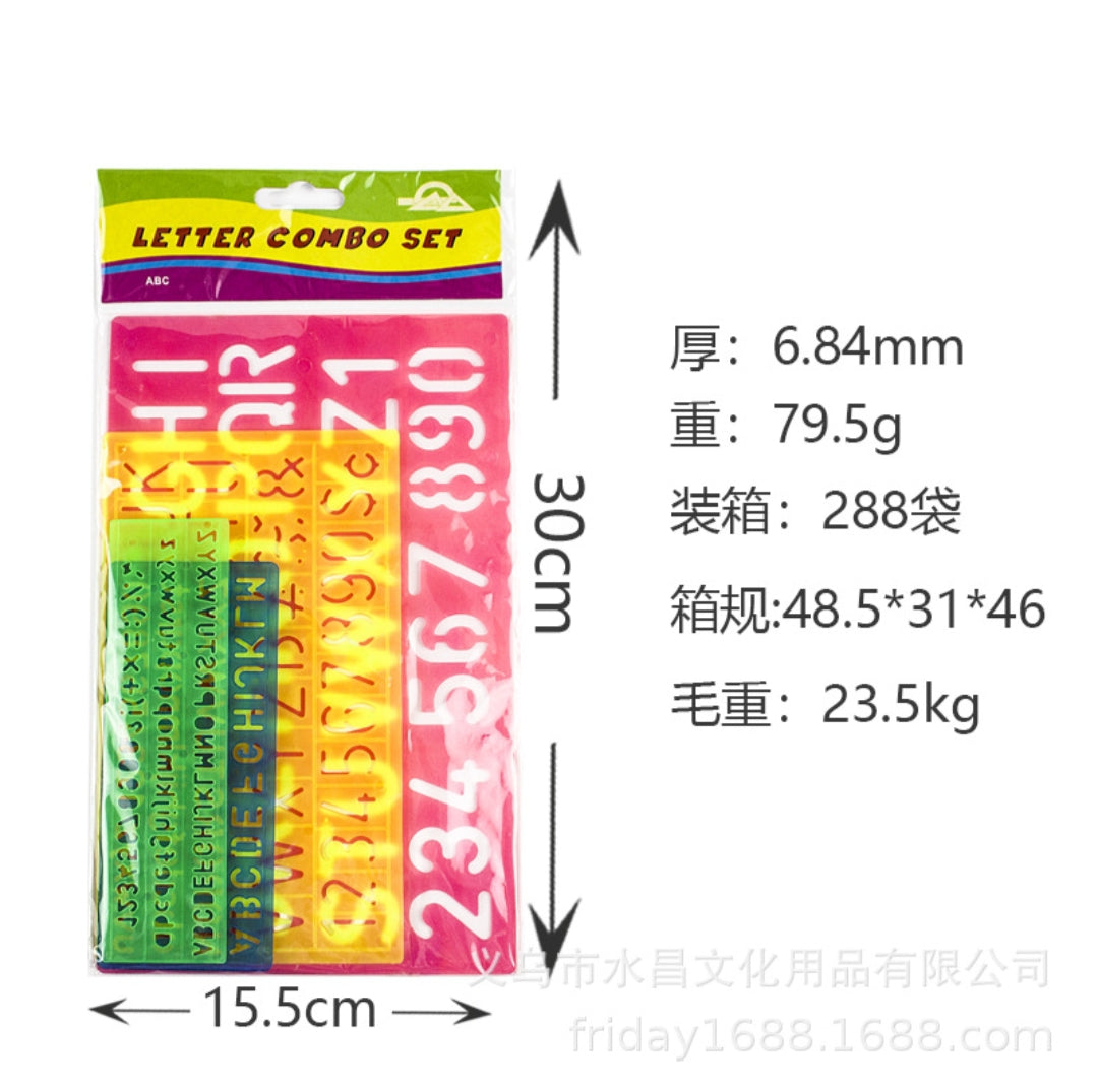 Stencil Set Sketch Book 5