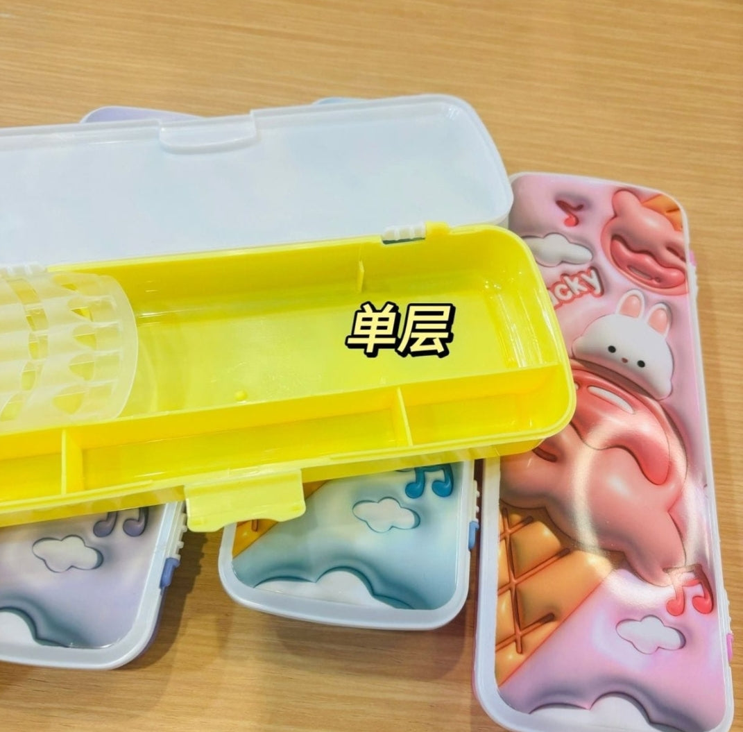 Pencil Box- Mixed Color & Design- ZN0360 7