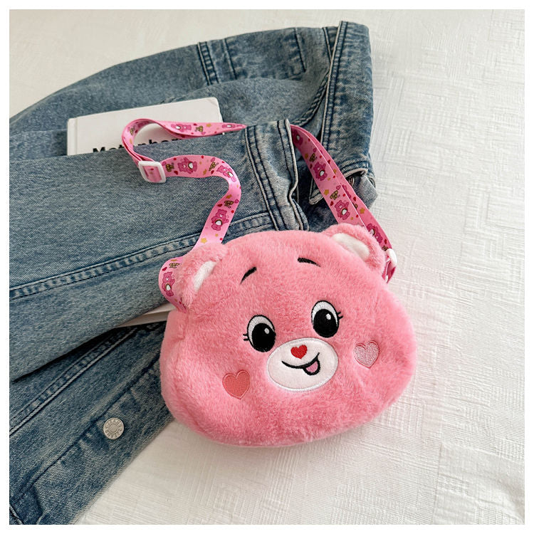 Teddy Bear Fluffy Bag Mixed Color- 07022 2