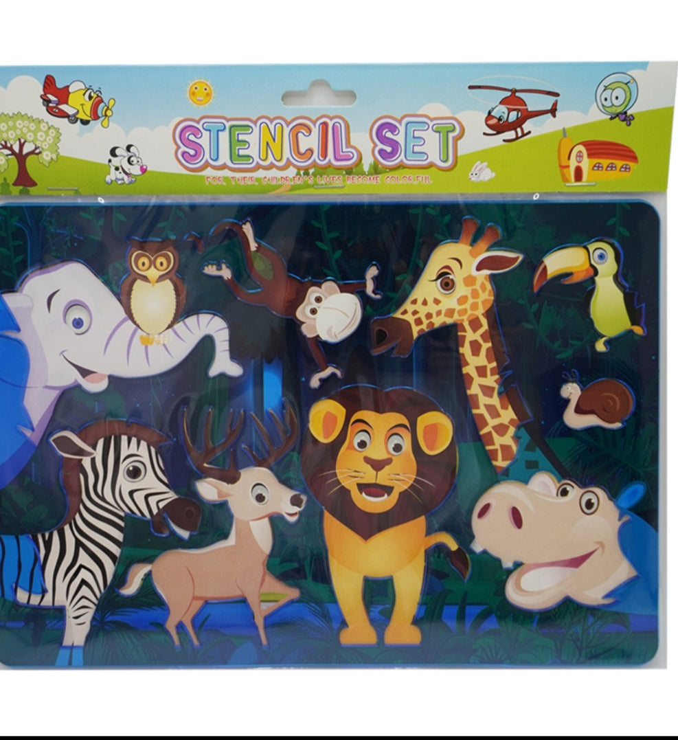 Stencil Set Sketch Book 21