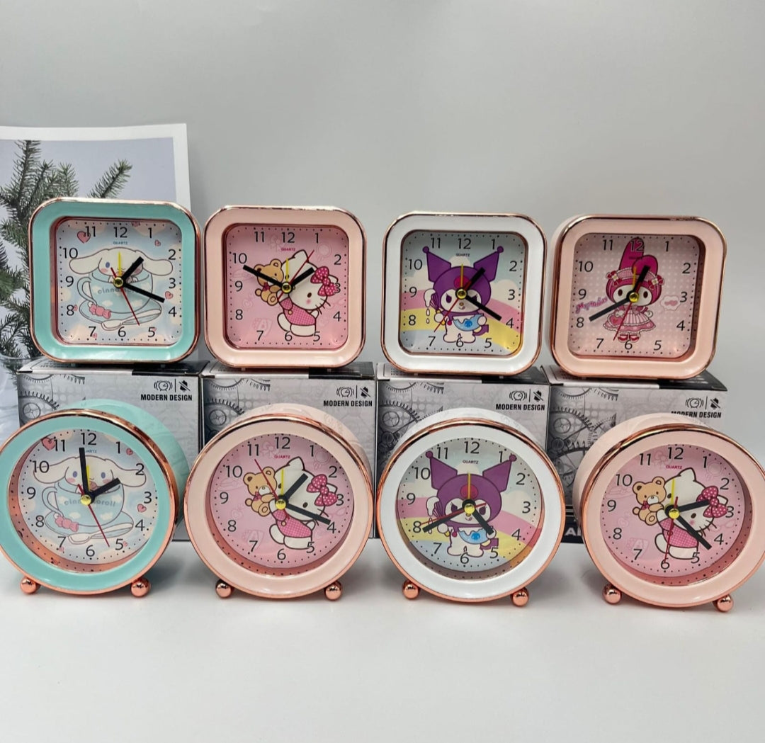 Hello Kitty, Kuromi Alarm Clock- Mixed Color-HY2208-2209A 7