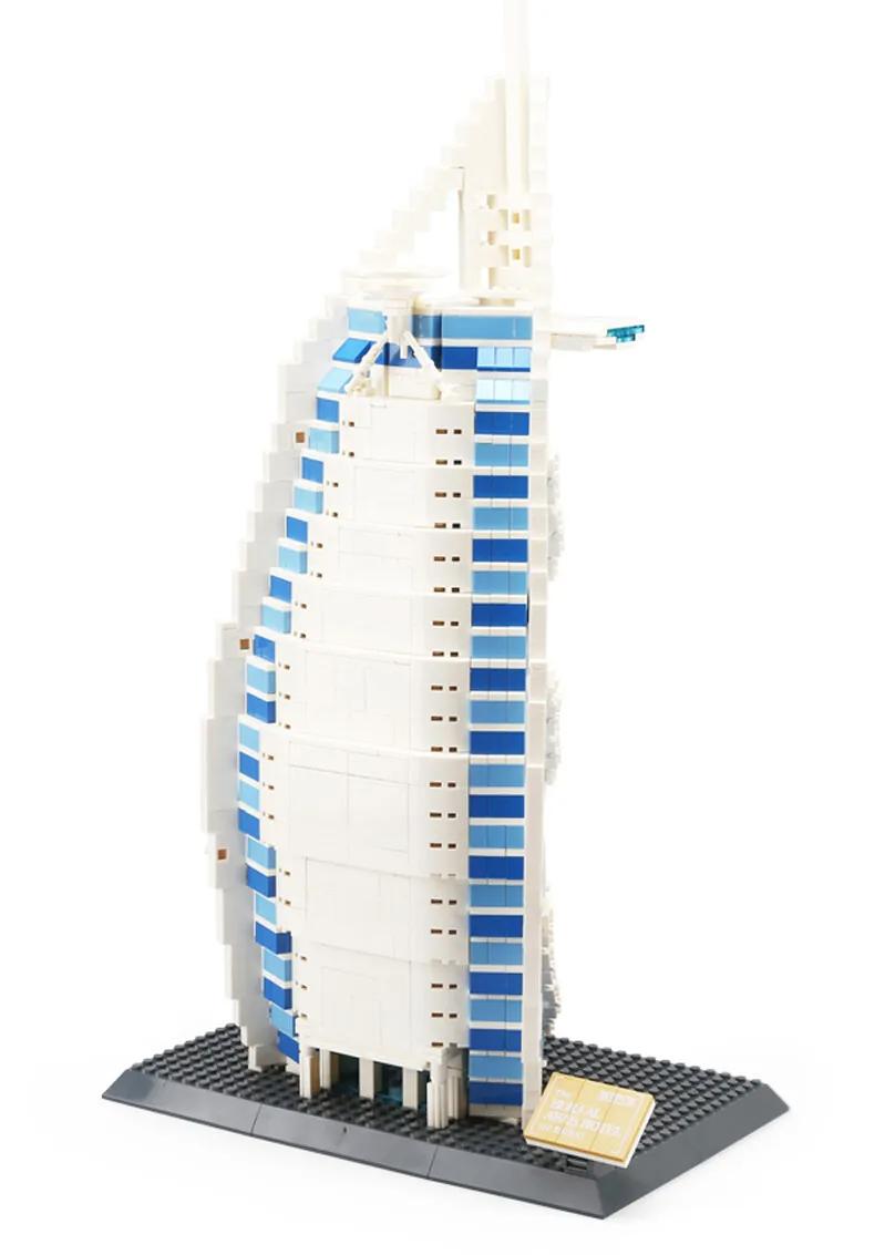 Burj Al Arab Hotel Construction Building Blocks For Boys & Girls | 2280PCS- LXA475 4