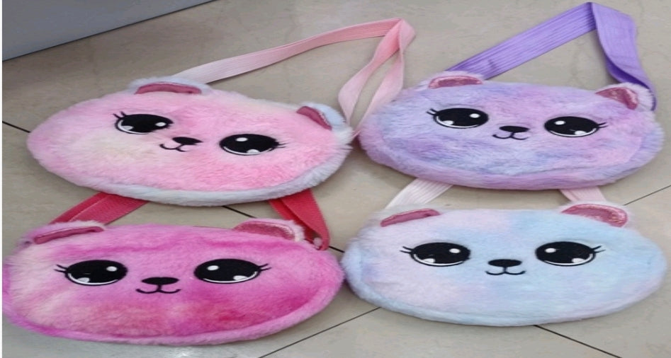 Cat Fluffy Bag Mixed Color- 07021 2