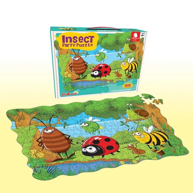 208pcs Puzzle DIY Jigsaw Puzzle Toy Set Educational Toys Puzzle for Kids 2