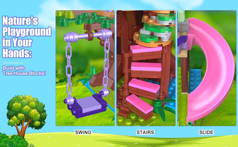 Tree house Building Blocks Set | 764pcs- FC3512 3