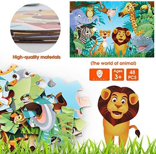 48pcs Jumbo Floor Puzzle DIY Educational Toys Puzzle for Kids 9