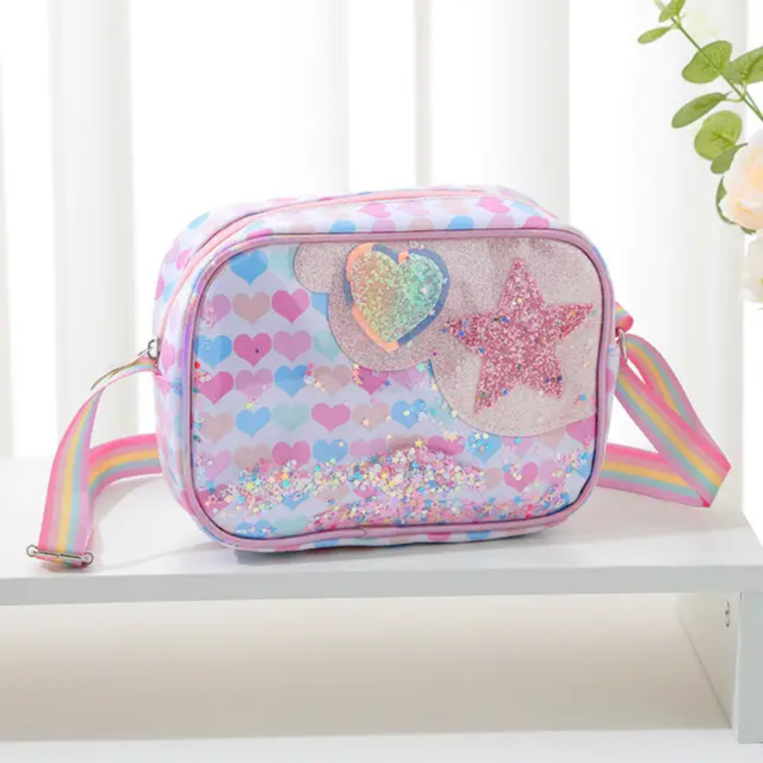 Rectangle Star Cross Body Bag with Strap 18*6*14- 118803 2