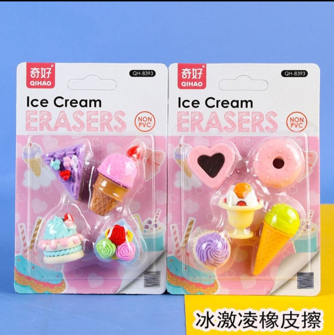 Character Eraser- 4 pcs Blister Pack- 12 Pcs/box 3
