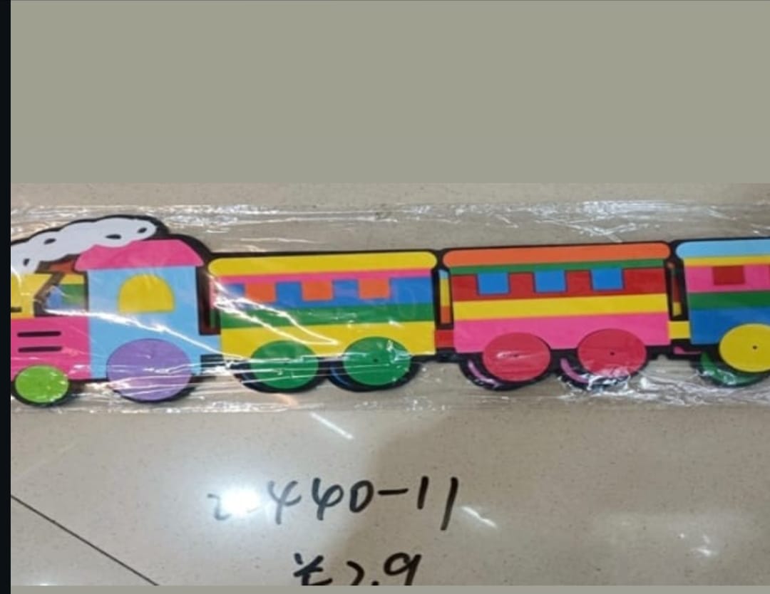 Classroom EVA Train- Nursery & Kindergarten Wall Decoration-2244011 2