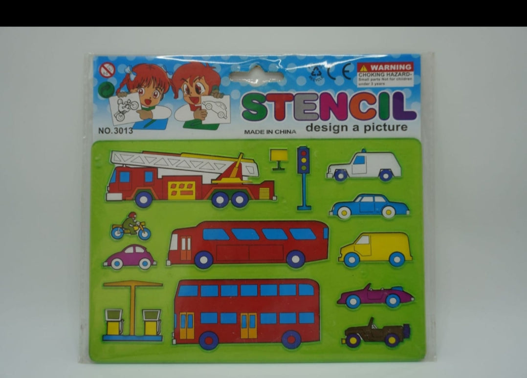 Stencil Set Sketch Book 20