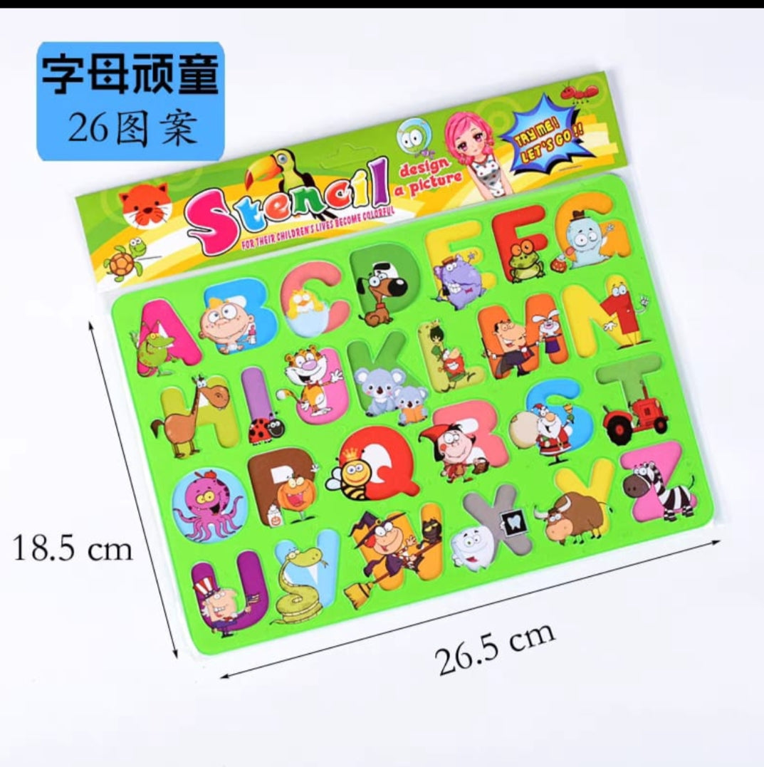 Stencil Set Sketch Book 22