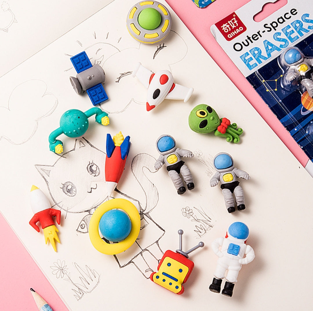 Character Eraser- 4 pcs Blister Pack- 12 Pcs/box 8