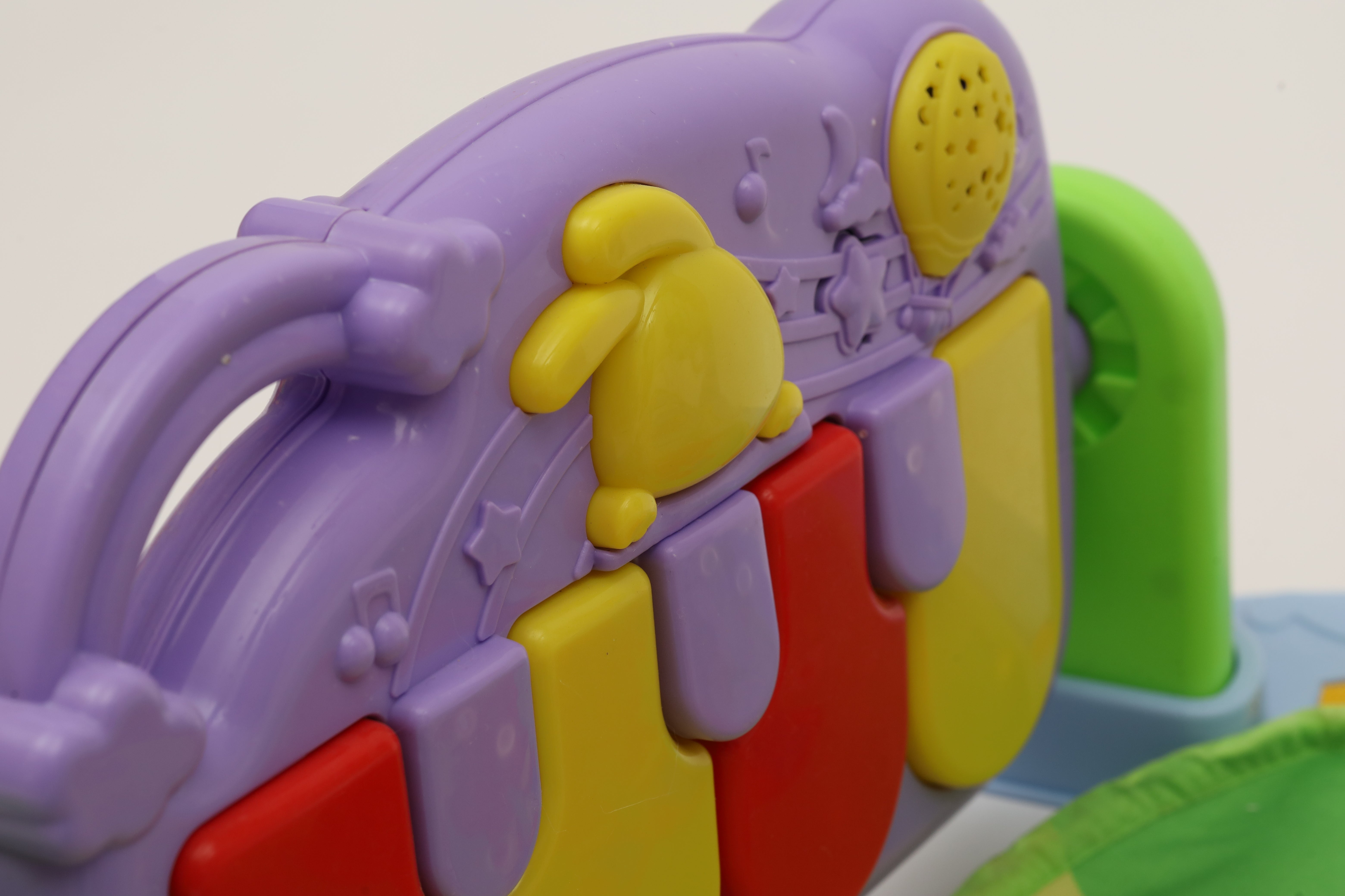 Evergreen Baby Tummy Time Activity Play Mat with Interactive Music Keyboard 24