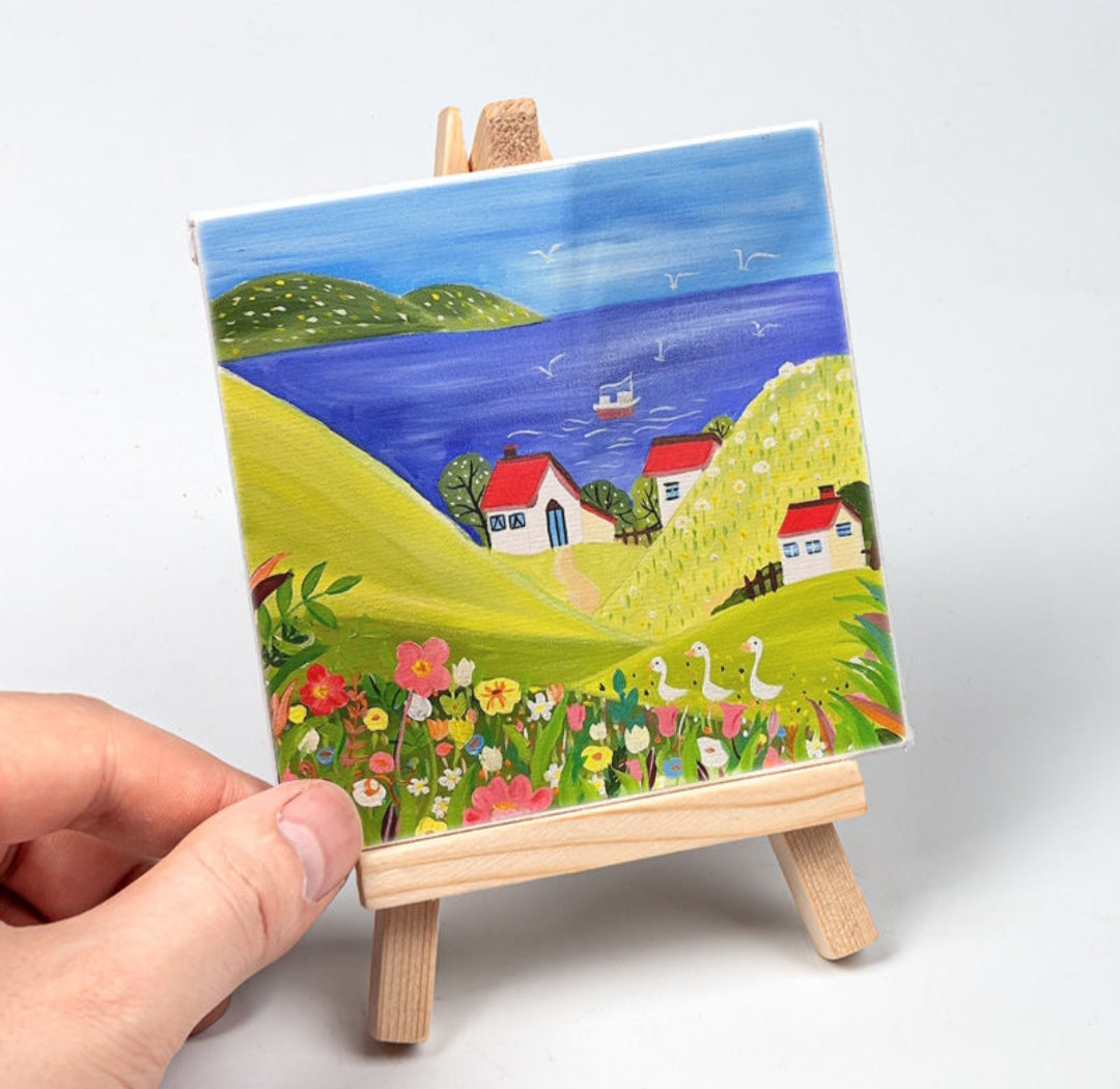 Mini Canvas with Easel 4 Design Mix- TK9837 3