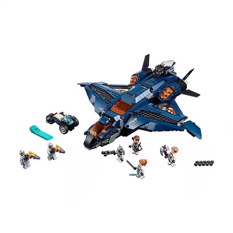 Avenger Fighter Heli Carrier Building Blocks Kit |872 PCS- 11261 4