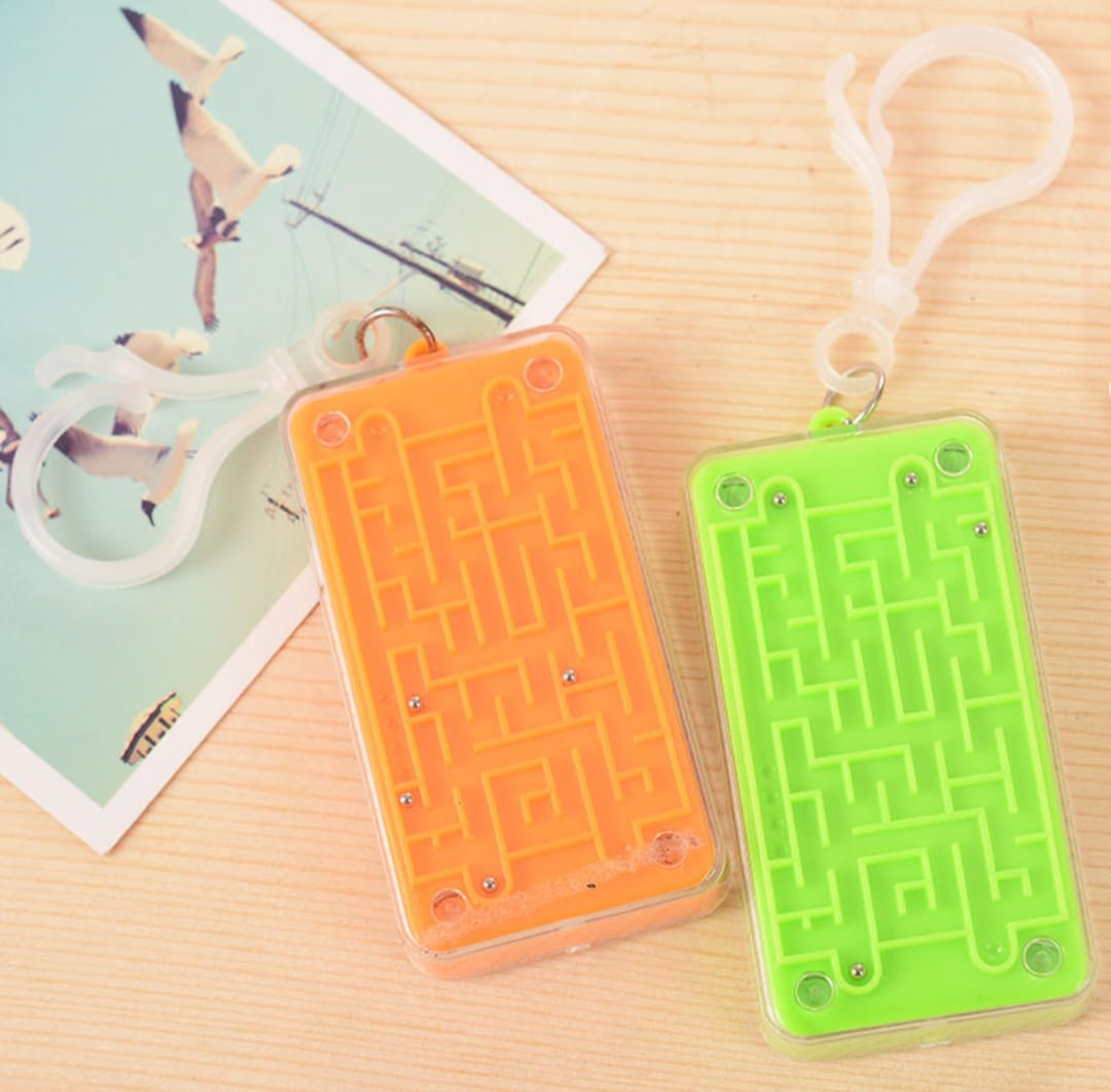 Calculator Key Chain with Maze Game- Mixed Color 12
