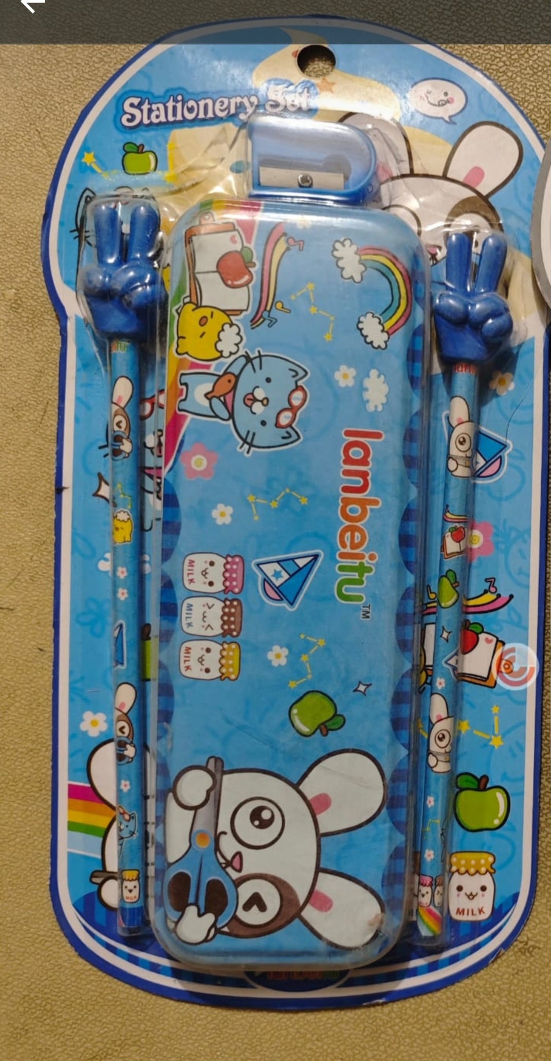 Metal Pencil Box with Stationery 9