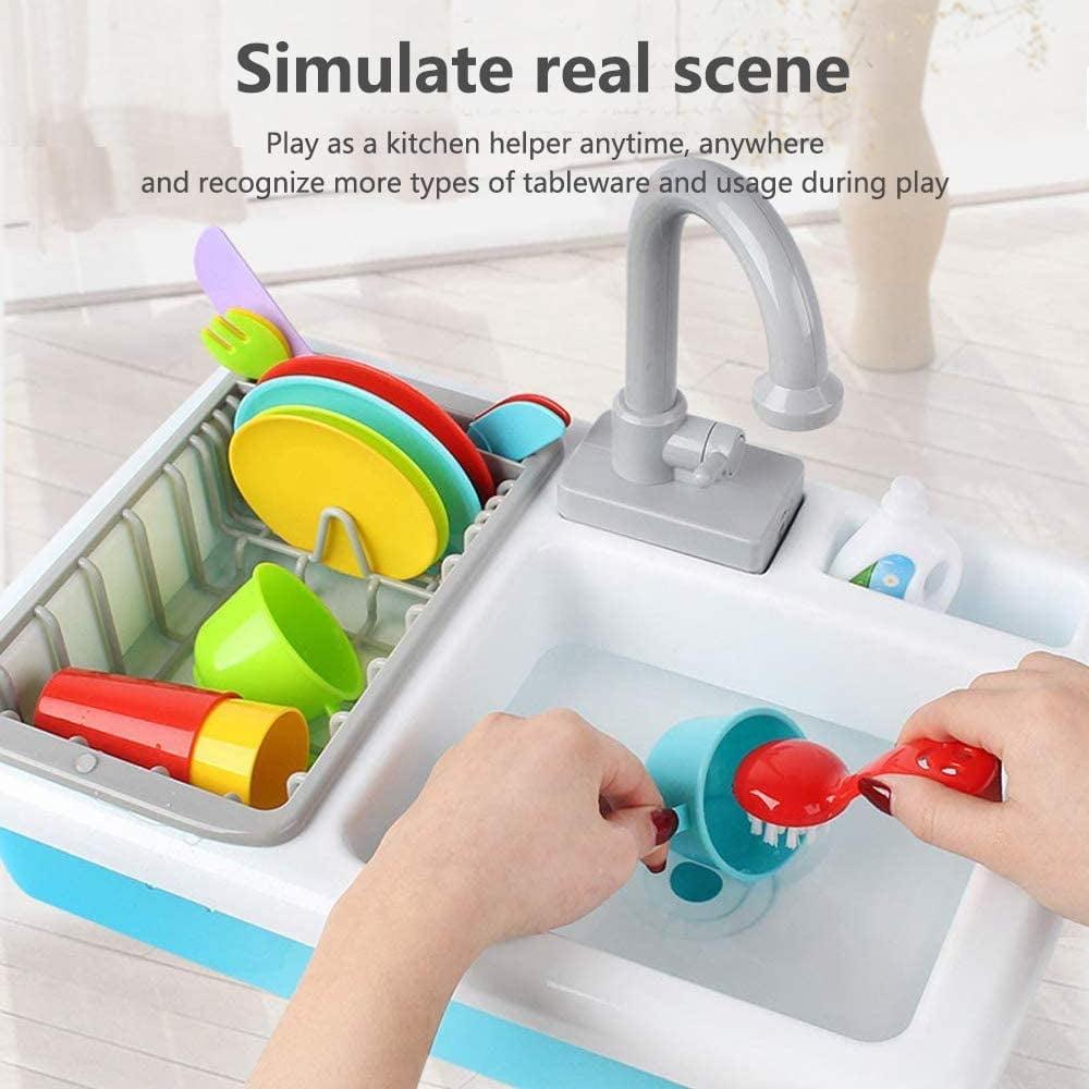 Frozen Children Kitchen Dish Washing Sink Set- 553-369 4