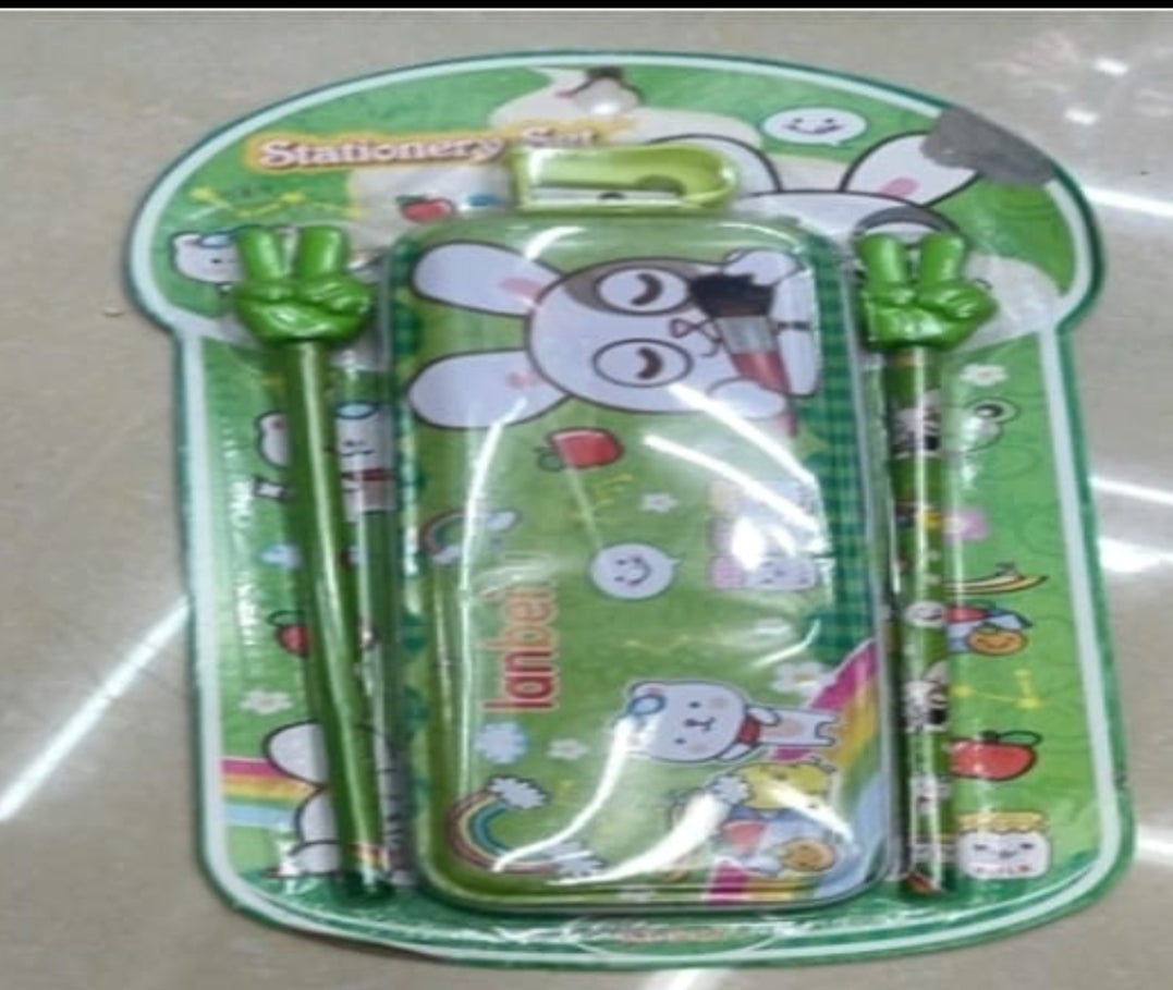 Metal Pencil Box with Stationery 8