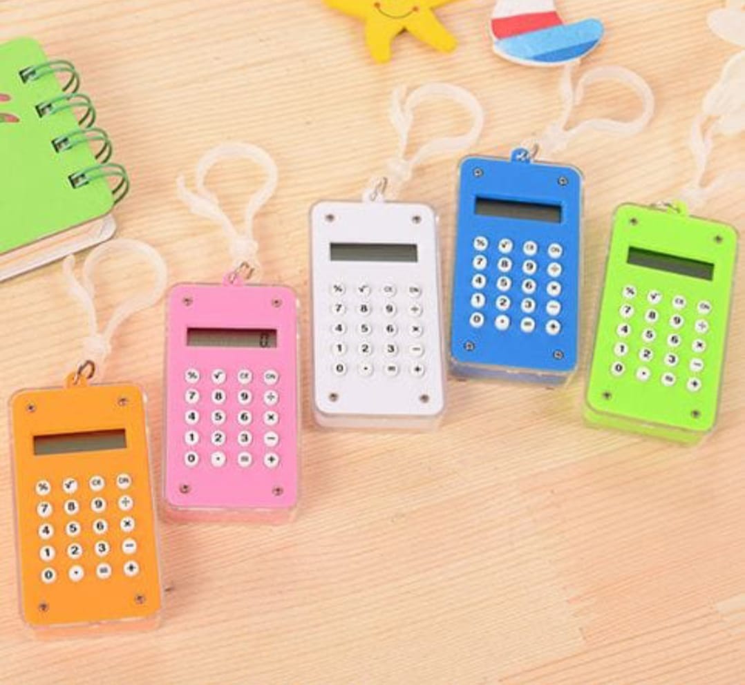 Calculator Key Chain with Maze Game- Mixed Color 17