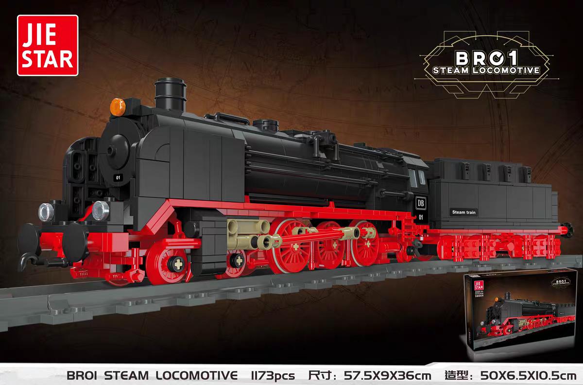 Hogwarts Express BRO1 Steam Locomotive Train Model Building Block | 1173- Jiestar59004 3