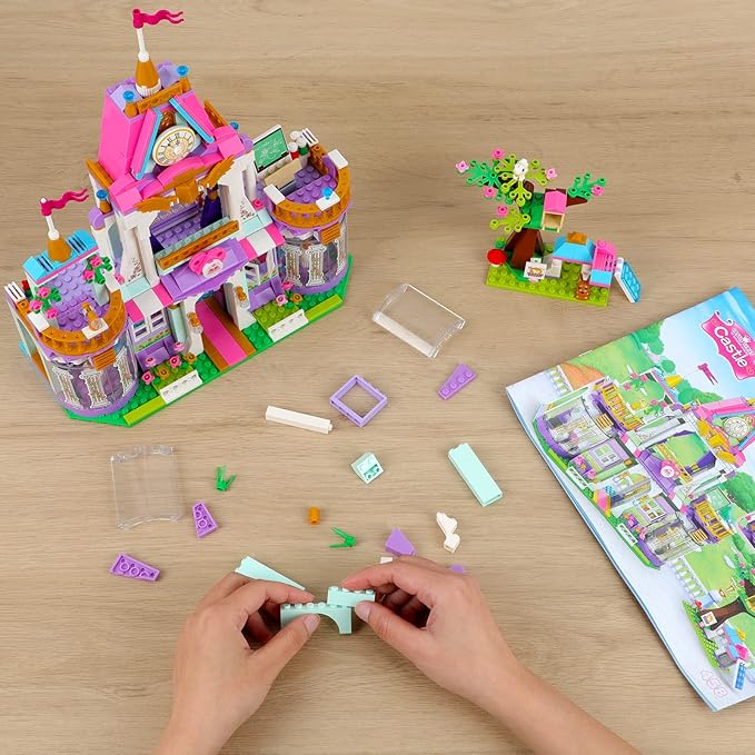 Royal Castle Building Blocks Kit for Girls | 687PCS- LXA458 4