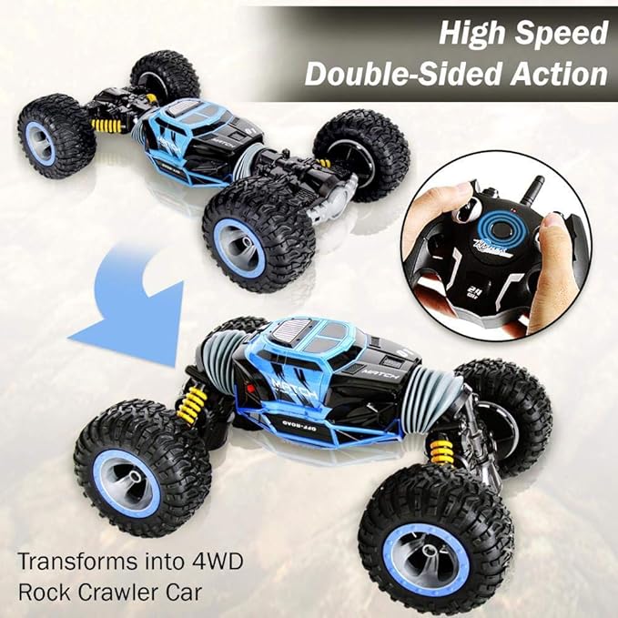 One Click Deformation 4-WD Leopard King Remote Control Car- UD2169A 7