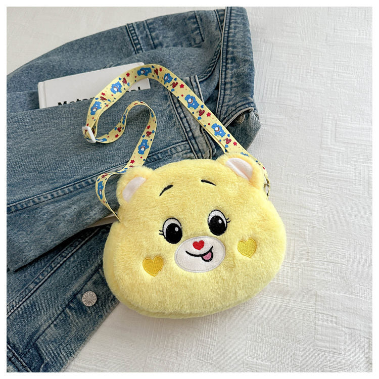 Teddy Bear Fluffy Bag Mixed Color- 07022 5