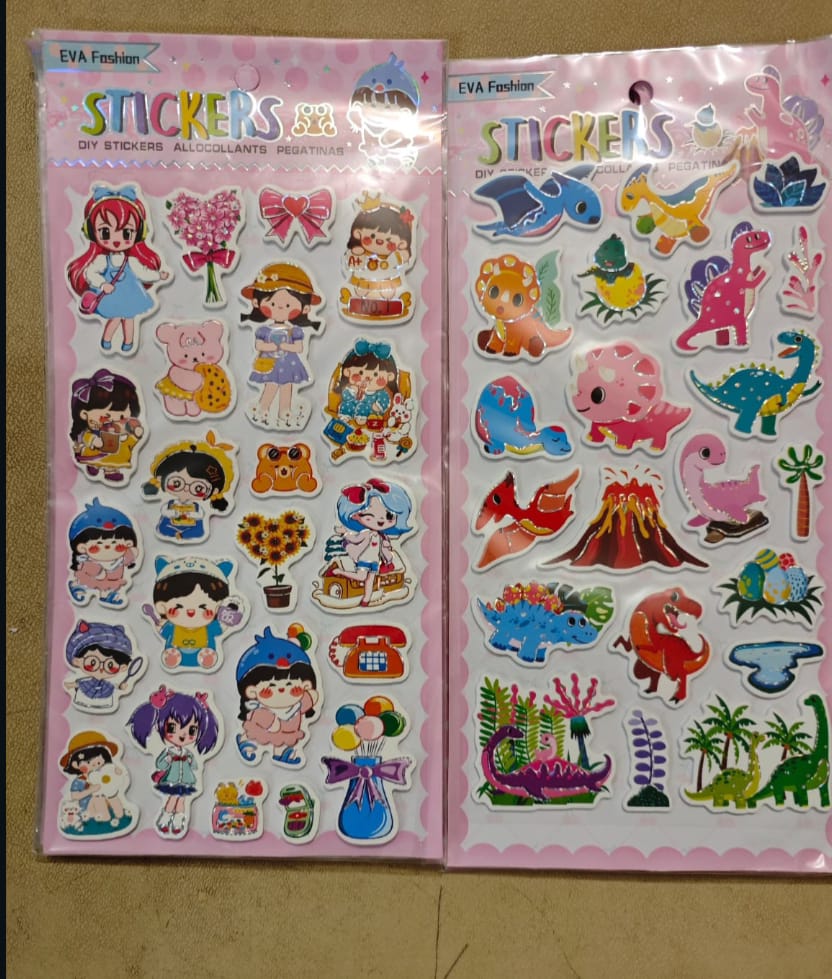 EVA Sticker Sheets- Mixed Design 4