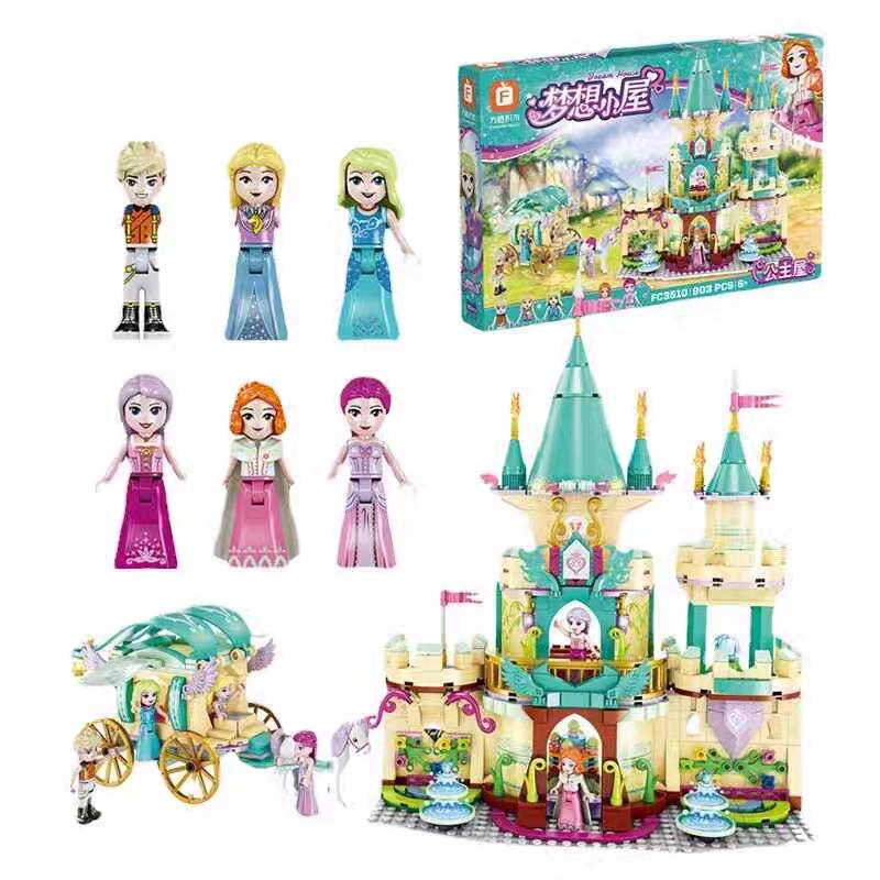Cinderella Castle Building Blocks |903PCS- FC3510 2