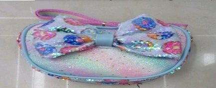 Cross Body Bag Mixed Color- 21*6*14 cm-118804