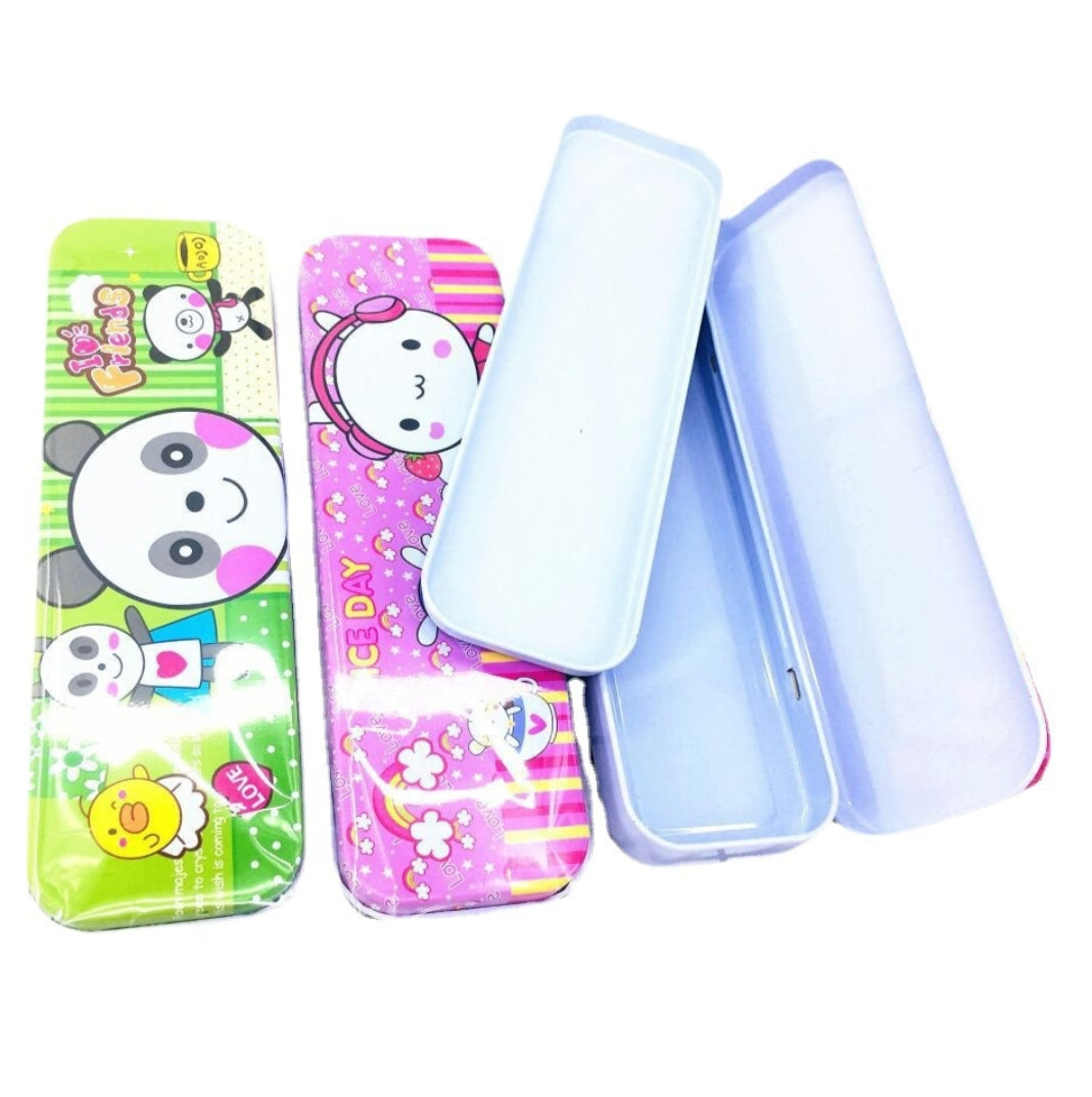 Steel Pencil Box- Mixed Design 18