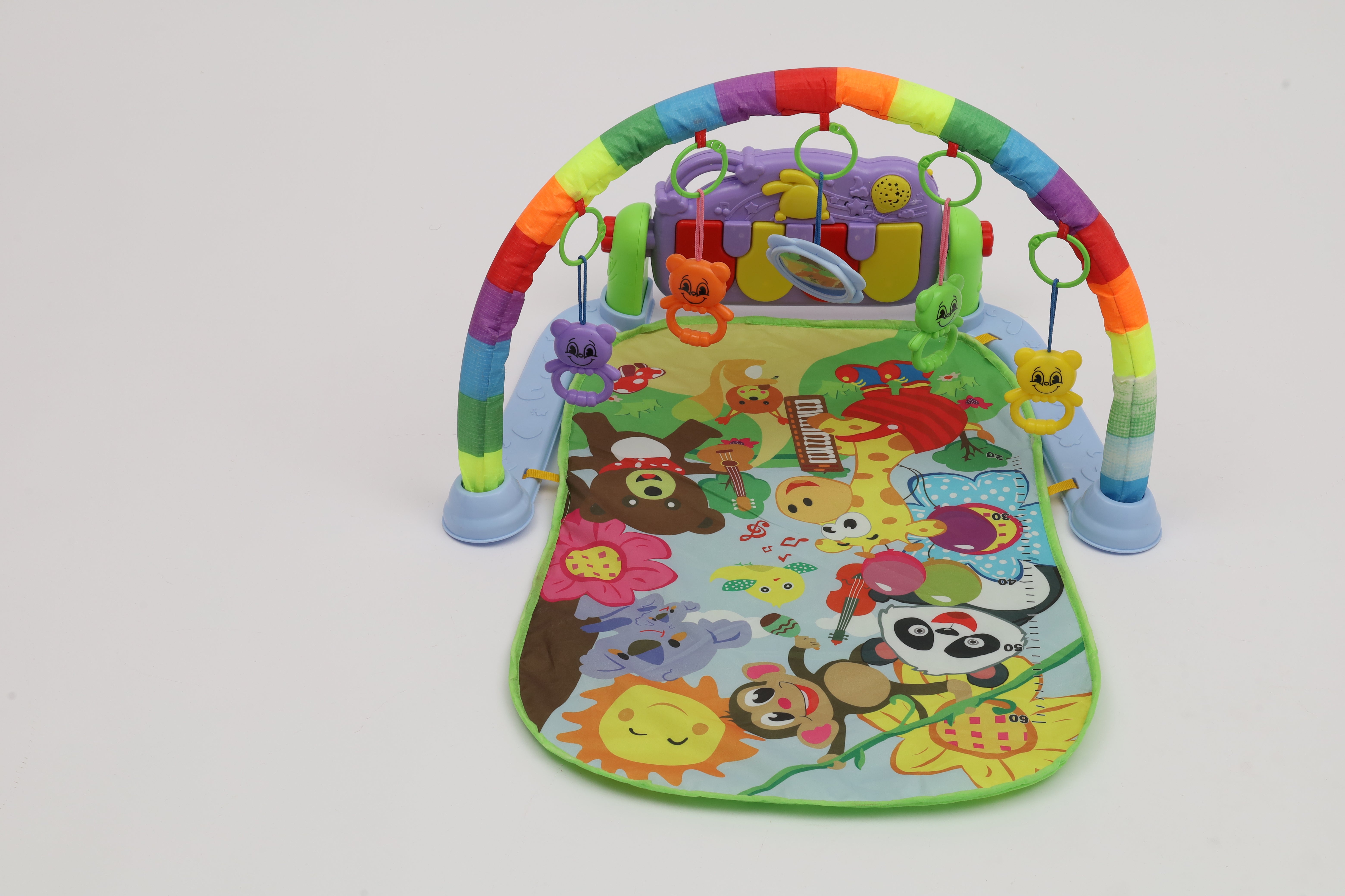 Evergreen Baby Tummy Time Activity Play Mat with Interactive Music Keyboard 19