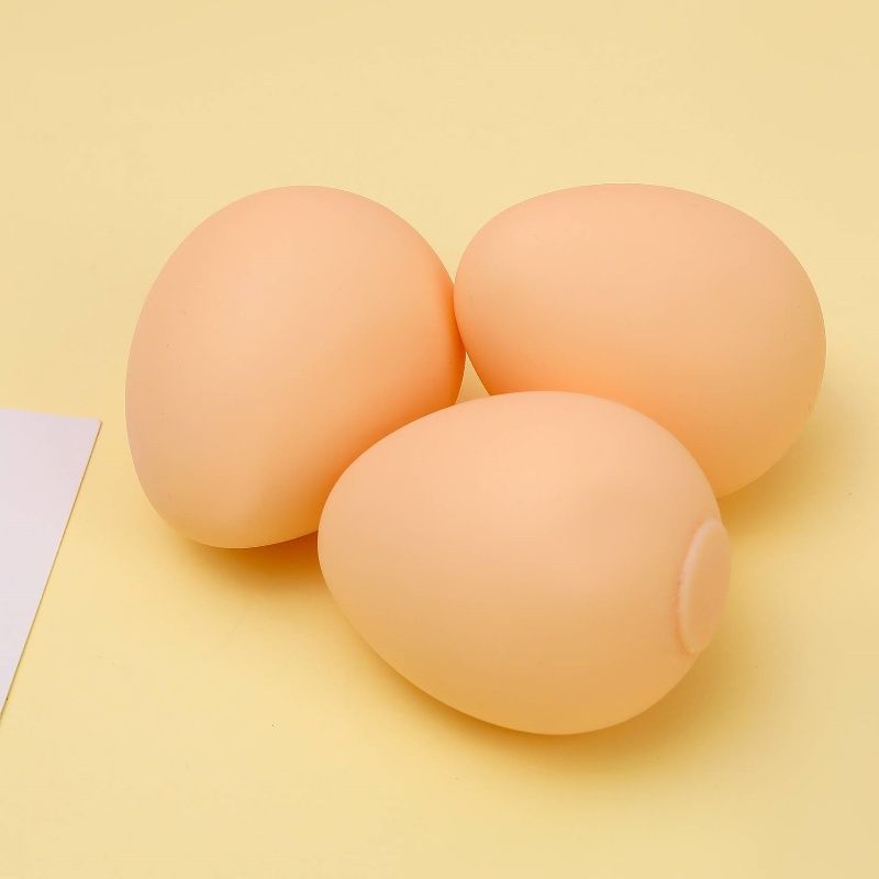 Real Egg Squishy Toy 3Pcs/net 16 net bags/Box TK2164 4
