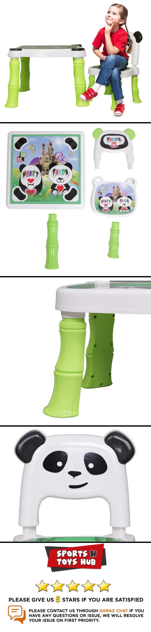 Speed Panda Table Set 2