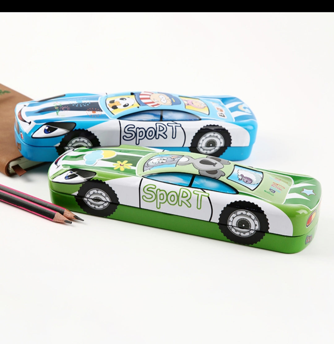 Steel Pencil Box- Mixed Design 5