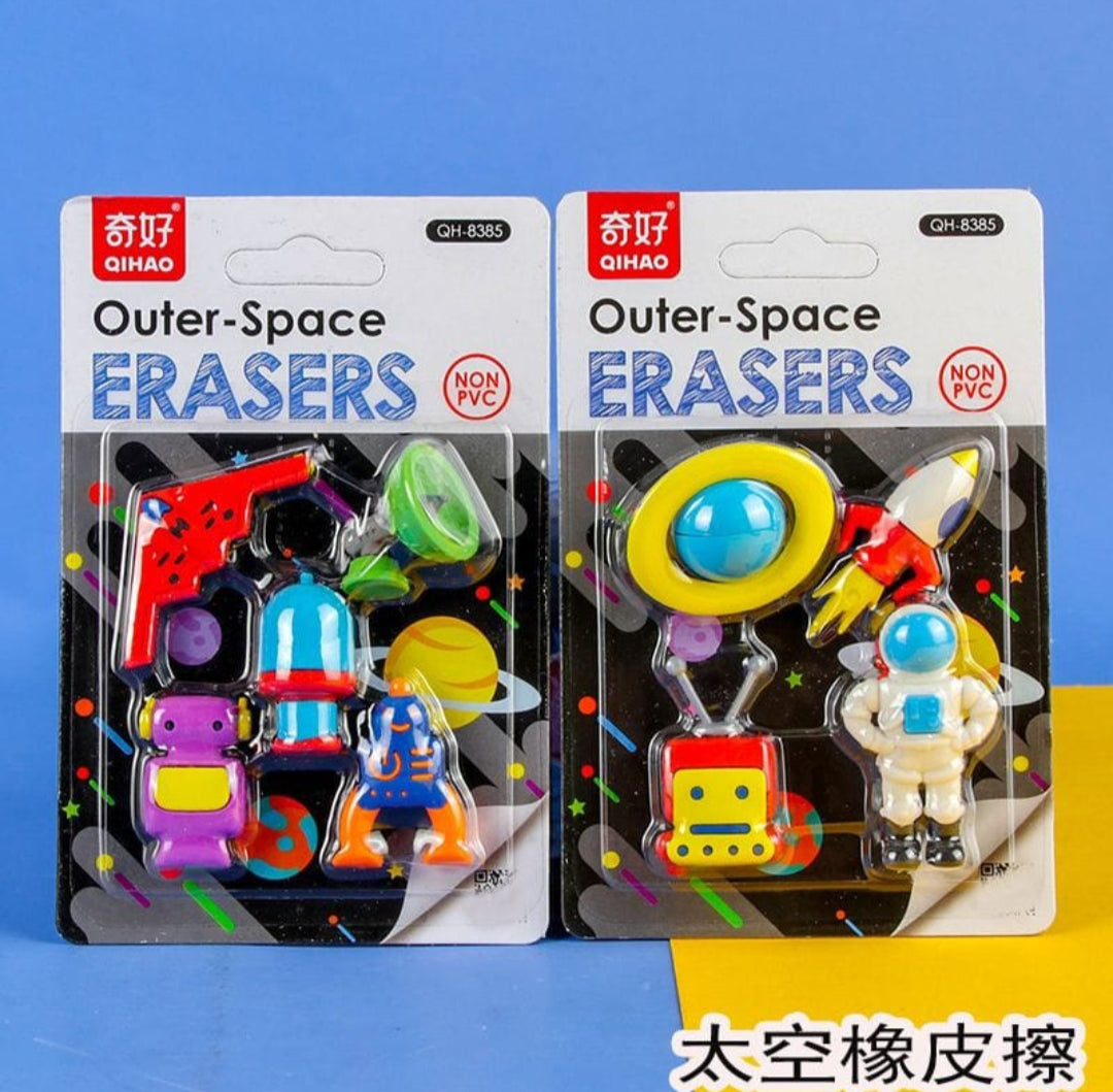 Character Eraser- 4 pcs Blister Pack- 12 Pcs/box 2