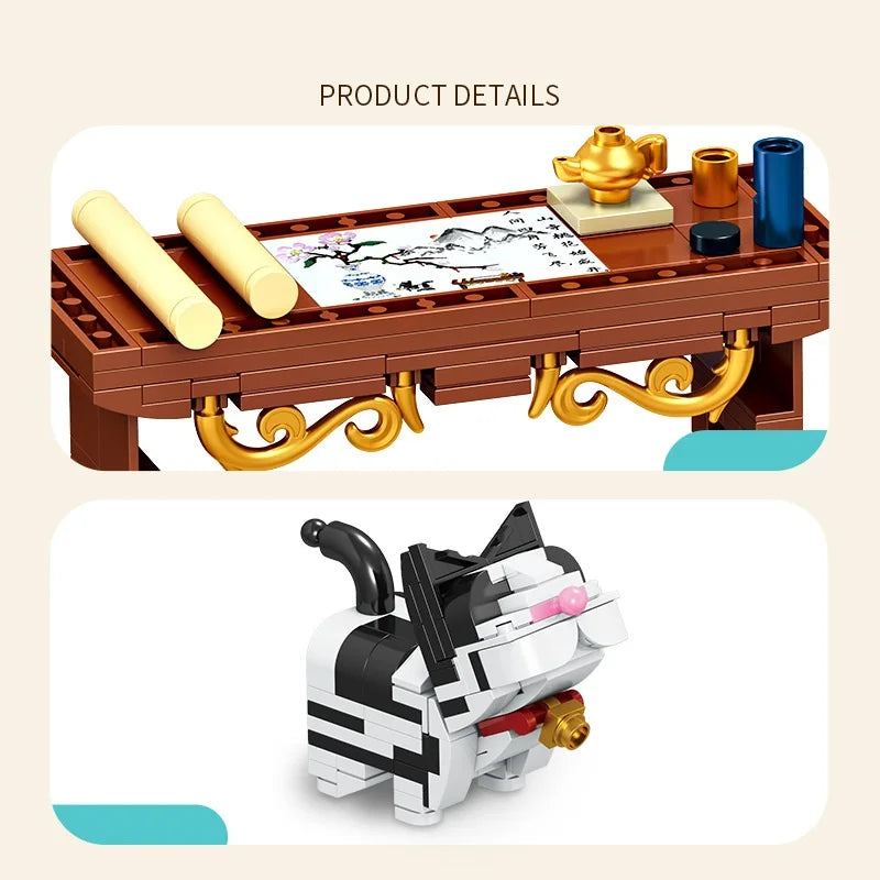 Flower Vase Building Blocks Home Decoration Children's Toy Gift |609pcs- FC8305 4