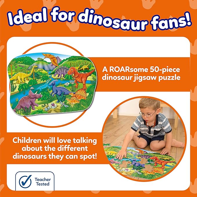 50 Pieces Big Dinosaurs Jigsaw Puzzle-88151 5