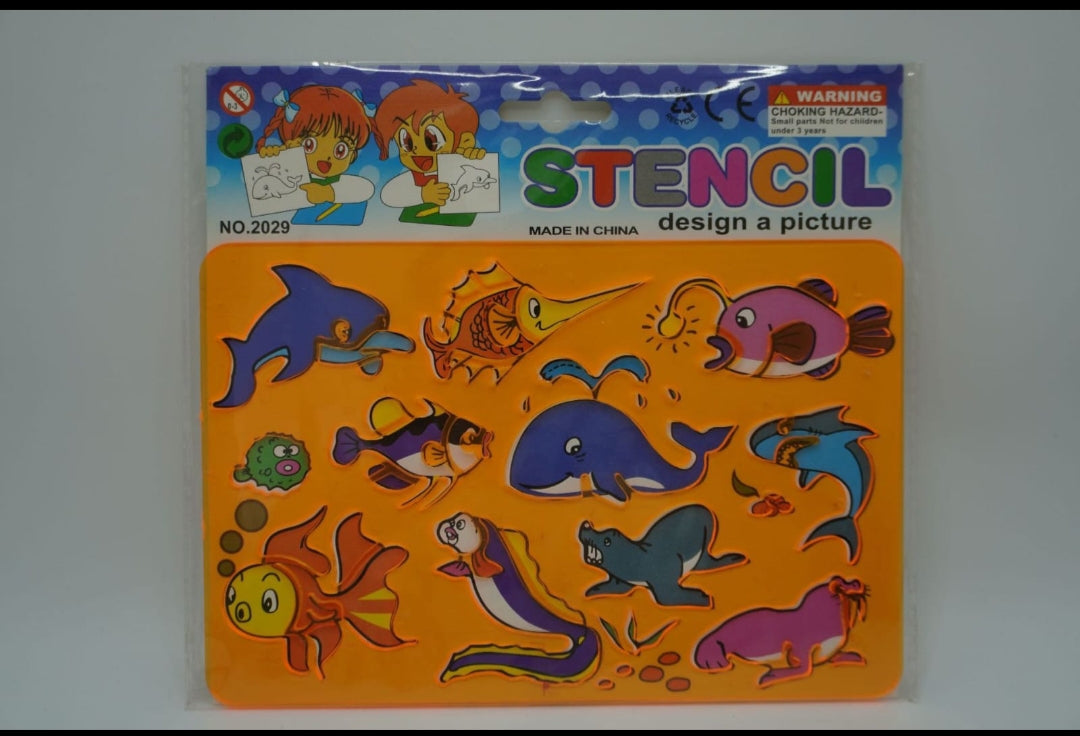 Stencil Set Sketch Book 15