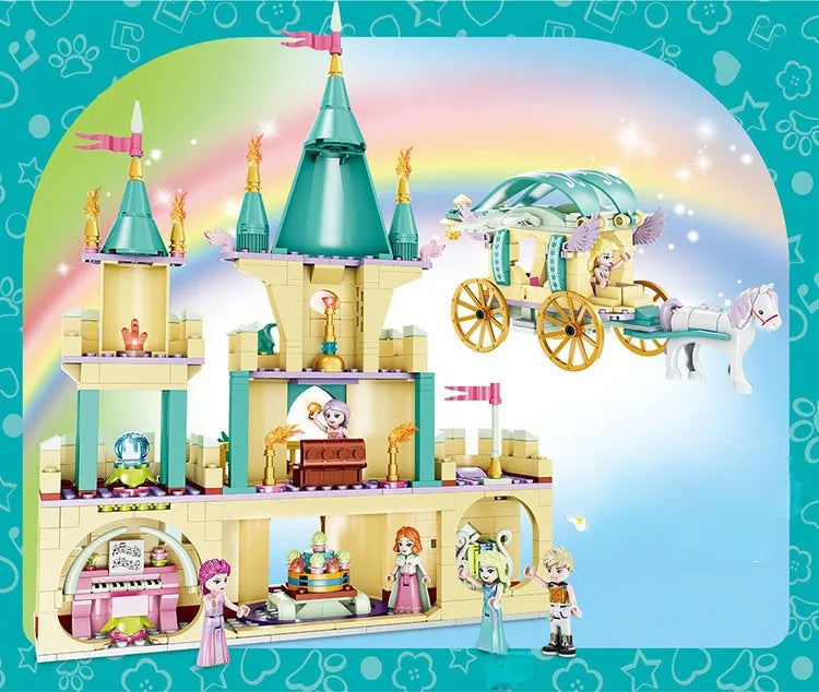 Cinderella Castle Building Blocks |903PCS- FC3510 5