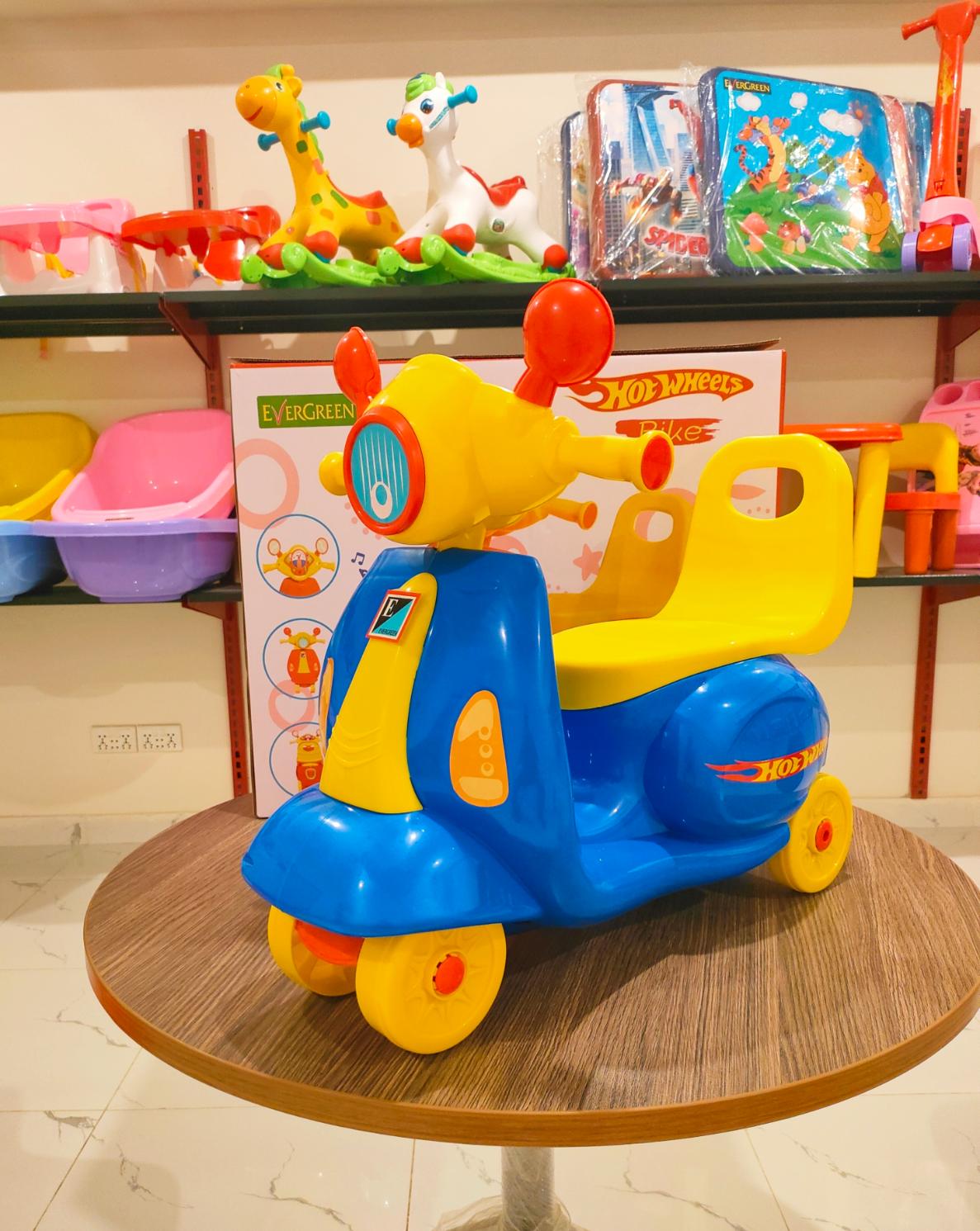 Evergreen Vespa Hotwheels Bike 3