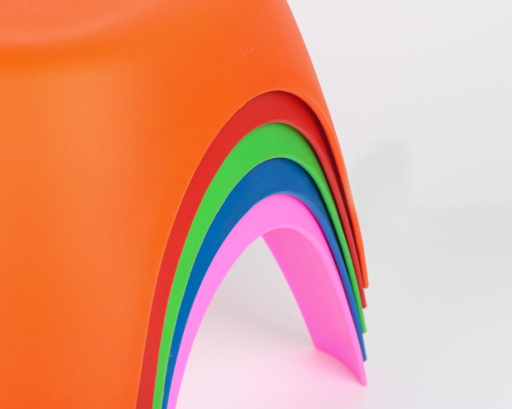 Evergreen Triangle Stool 4