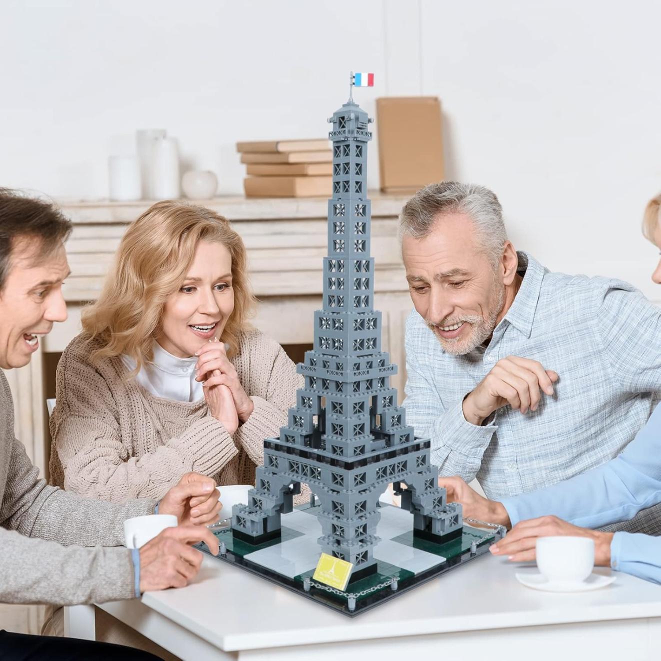 Eiffel Tower Building Block Toys Paris Architecture 3D Model Set for Adult and Kids |1820Pcs- LXA437 3