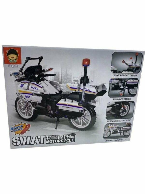 SWAT Motorcycle Model Building Blocks | 720pcs- RB839 3