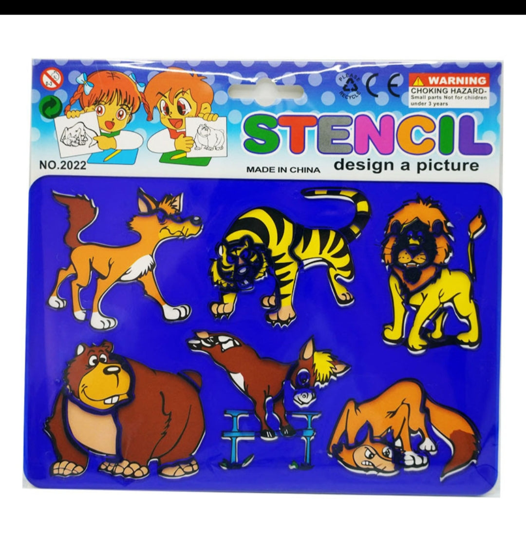 Stencil Set Sketch Book 19