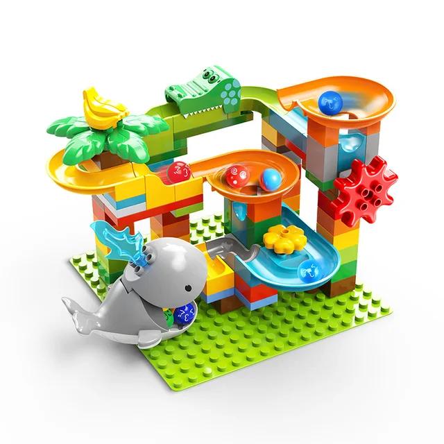 Kids DIY Educational Playing interlocking Toy Blocks Paradise Series